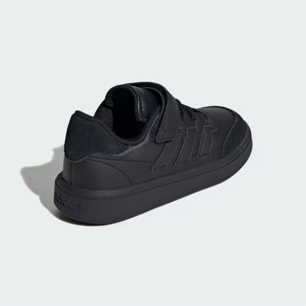 NEW Size 12.5K Black Adidas Courtblock EL C Sneakers - Boys or Girls Kid Shoes - Picture 6 of 8
